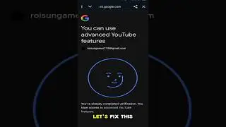 How to Fix YouTube Advanced Features Email Verification Issue | Full Solution