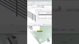 Kerb Railing in Revit Tutorial #bim #revit #architecture #revittraining #revittutorial #bimmodeling