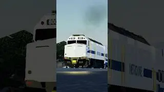 Metrolink #800 leads with a weird horn #metrolink #metro #metrotrains #metrotrain #metrorail #train