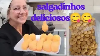 Salgadinhos para festa 😋 É muito fácil de modelar! 😲
