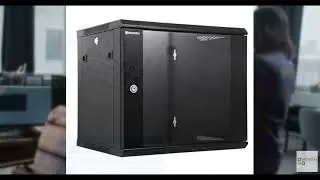 Review - RackPath 9U Wall Mount Network Rack Cabinet &ndash; Quiet Cooling Fan, Locking Glass D