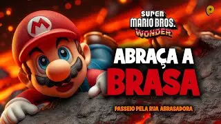 Super Mario Bros Wonder - Passeio pela rua Abrasadora