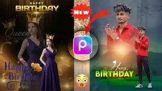 Birthday Poster Photo Editing In PicsArt🔥 | Instagram Happy Birthday Photo Editing In PicsArt
