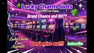 Live from Las Vegas at the M resort and casino!!! Lucky Charm Slots  is live!