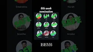 bbm6 week 6 elimination #biggbossmalayalam #explore #biggboss #foryou #bbm6 #nomination