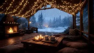 Calming Piano with Blizzard Sounds for Focus | Boost Mental Clarity and Quick Recovery ❄
