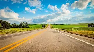 A Scenic Drive From Vermillion (SouthDakota) To Norfolk (Nebraska), USA