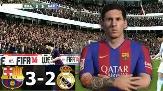 FIFA Remake Lionel MESSI Goals | El Clasico | Real Madrid vs FC Barcelona 2-3 (23/04/2017)