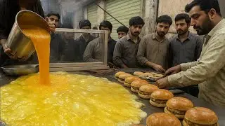 Burger King Fast Burger maker - you have never seen suparman skills - Indian street foods