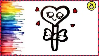 Candy 🍬 Drawing, Colouring for kids, Drawing for kids, Easy Drawing for kids, kids Drawing
