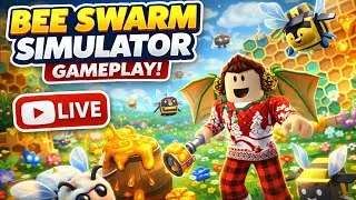 🔴LIVE: AFK Grinding In Bee Swarm Simulator🐝🎄Beesmas 2025-2026