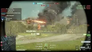 Sick tank tow missile shot vs Apache