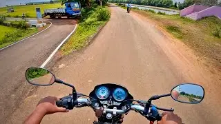 Hero Splendor POV | ASMR Ride beside Grand Anaicut Canal | Pure Engine Sound | Kallanai