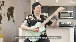 Loog Guitar School - Pro VI Lesson 18 - Bm A G A Chord Progression on a Loog Pro VI 6-string Guitar