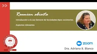 Introducción a la Ley General de Sociedades: tipos societarios.