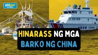 Filipino fishing vessel hinarass ng mga barko ng China sa WPS; PCG rumesponde