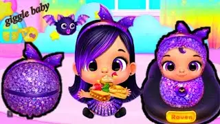 Giggle Babies Toddler eating food 🤤 😋 Tutotoons Game 🎮#giggle 