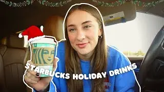 Rating Starbucks Holiday Drinks 2022 (My Honest Opinion!!!!)