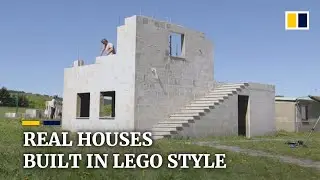 German start-up builds houses with reusable Lego-style bricks
