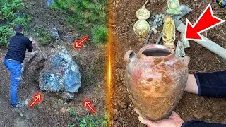 Мы нашли сокровища с помощью металлоискателя. Охота за сокровищами!