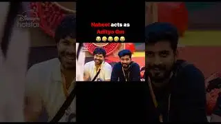 Nabeel act as Aditya om😂😂#biggboss #youtubeshorts #funny #viralvideo #nabeel