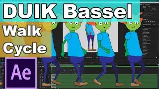 DUIK Bassel Walk Cycle with Keyframes