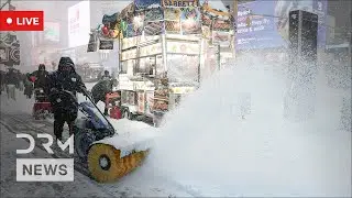 LIVE: New York Times Square After Major Winter Storm &ndash; Snow Blankets NYC Amid Arctic Cold