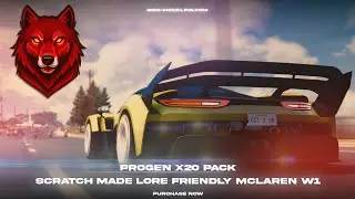 Lore-Friendly Mclaren W1 Showcase - Progen X20 Pack - GTA 5 FiveM | gom-modeling.com