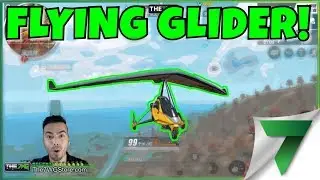FLYING THE GLIDER EXCLUSIVE GAMEPLAY! NEW MAP BETA UPDATE! | Rules Of Survival