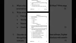 question paper of information technology 1st semester 2022#viral