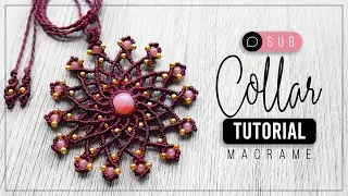 Collar Celta » 🔮 tutorial | como hacer collar de hilo | diy ● Macrame #186