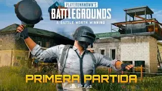 MI PRIMERA PARTIDA EN PUBG PS4