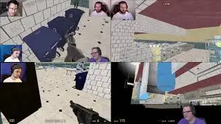 Four Way Play - Prop Hunt - Stuck Lies w  Markiplier, LordMinion 777, Muyskerm, & Jacksepticeye
