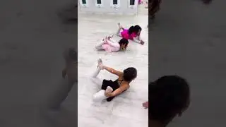 03.Fun workout.Children's ballet studio.Arab girls dance.Ballet teacher, Irina Jammal.Isfiya.2.11.25