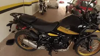 Himalayan 450 instala&ccedil;&atilde;o do Ba&uacute; givi 47 litros. @motolivre.com_aventura
