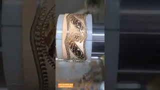 #cncmachine #goldjewellarycncmachine CNC machine bangle // gold jewellery CNC machine /