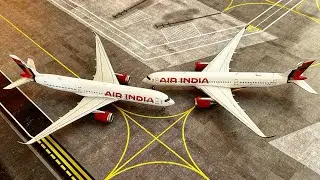 WHICH IS BETTER? DOUBLE Air India Airbus A350 1:400 Model Unboxing!