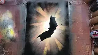 BATMAN SPRAY PAINT ART en fran&ccedil;ais 🎨