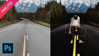 Glowing Road Style Calop - Tutorial Photoshop 2020