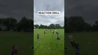 Fun Reaction Drill #soccer #drills #football #youth #camp