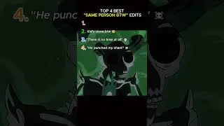 Ranking top 4 best same person btw edits #viral #edit #tiktok