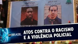 Manifestações contra o racismo tomam ruas de várias cidades do mundo | SBT Brasil (03/06/20)