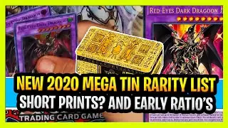 2020 Yugioh Lost Memories Mega Tin Early Ratio's and Rarity Full Spoiler List : Short Prints?