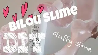 Bilou Slime// Fluffy Slime//ohne Kleber klappt 100%ig //ohne Waschmittel