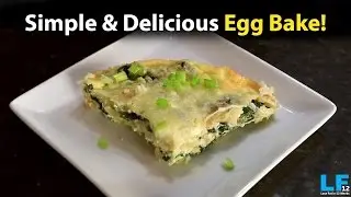 Feta Cheese & Spinach Egg Bake! - Healthy Recipe