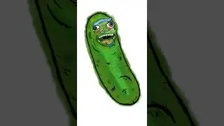 Pickle Rick #fyp #art #drawing #rickandmorty #picklerick