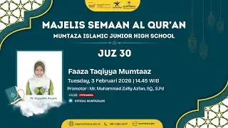 🔴 TASMI' AL-QURAN BIL GHOIB JUZ 30 - FAAZA TAQIYYA MUMTAAZ