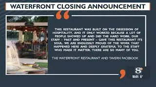 Waterfront Restaurant Announces Closure