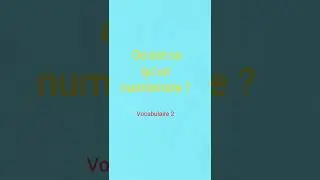Vocabulaire 2 Numismate