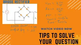 Bridge rectifier problem #diploma #education #msbte #engineering #btech #job